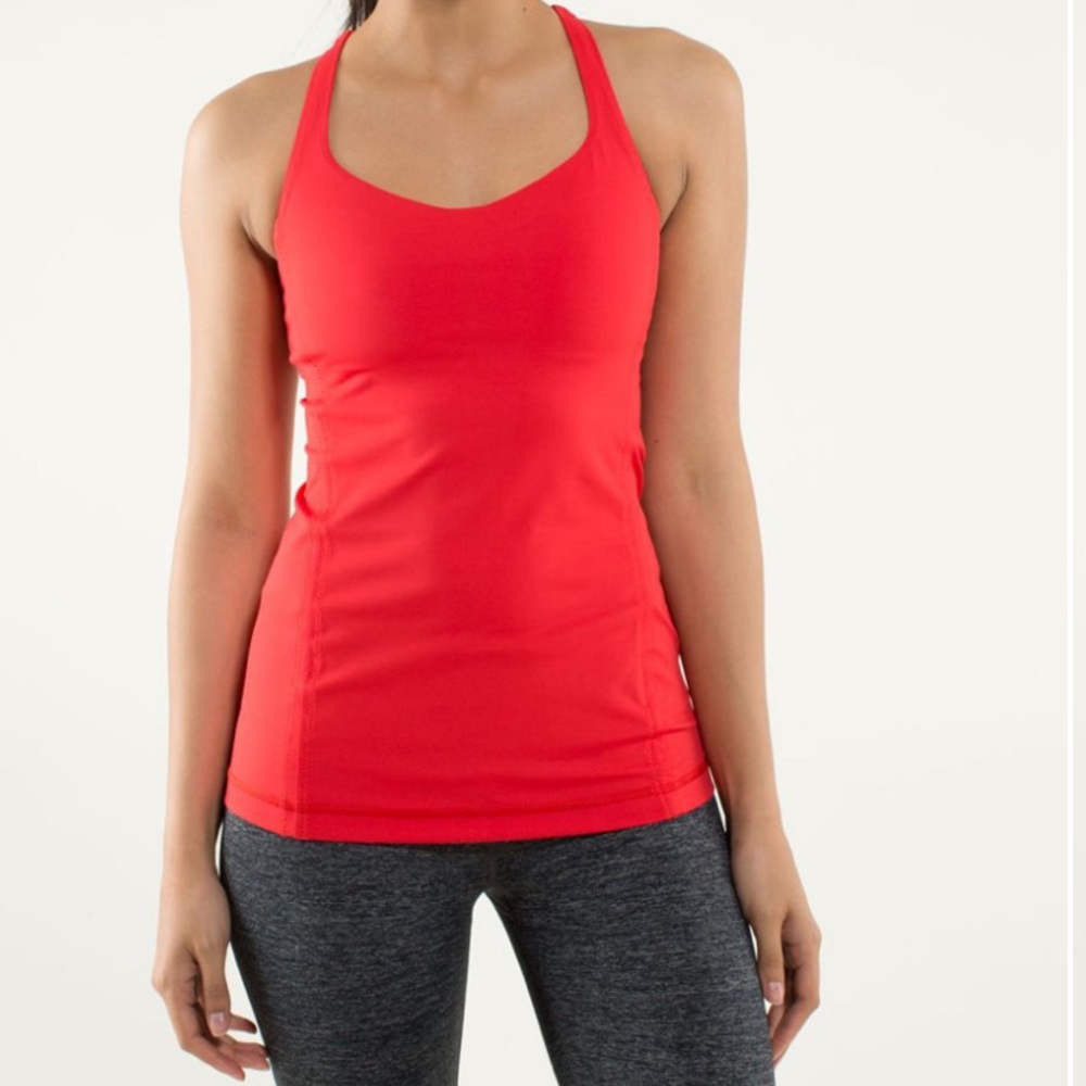 Lululemon free to be tank top in red